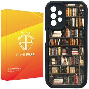 کاور قاب فاب مدل کتابخانه ای مناسب برای گوشی موبایل سامسونگ Galaxy A32 4G 