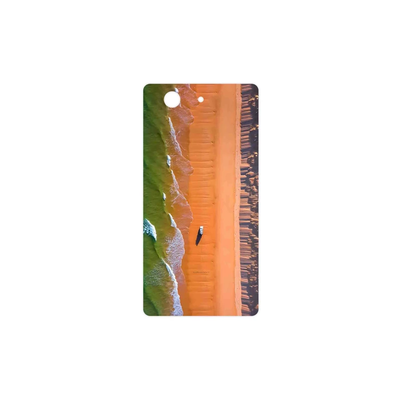 برچسب پوششی ماهوت مدل Beach and Green Sea مناسب برای گوشی موبایل سونی Xperia Z3 Compact