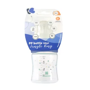 شیشه شیر کیکابو مدل jungle king طلقی حجم 120 میلی لیتر