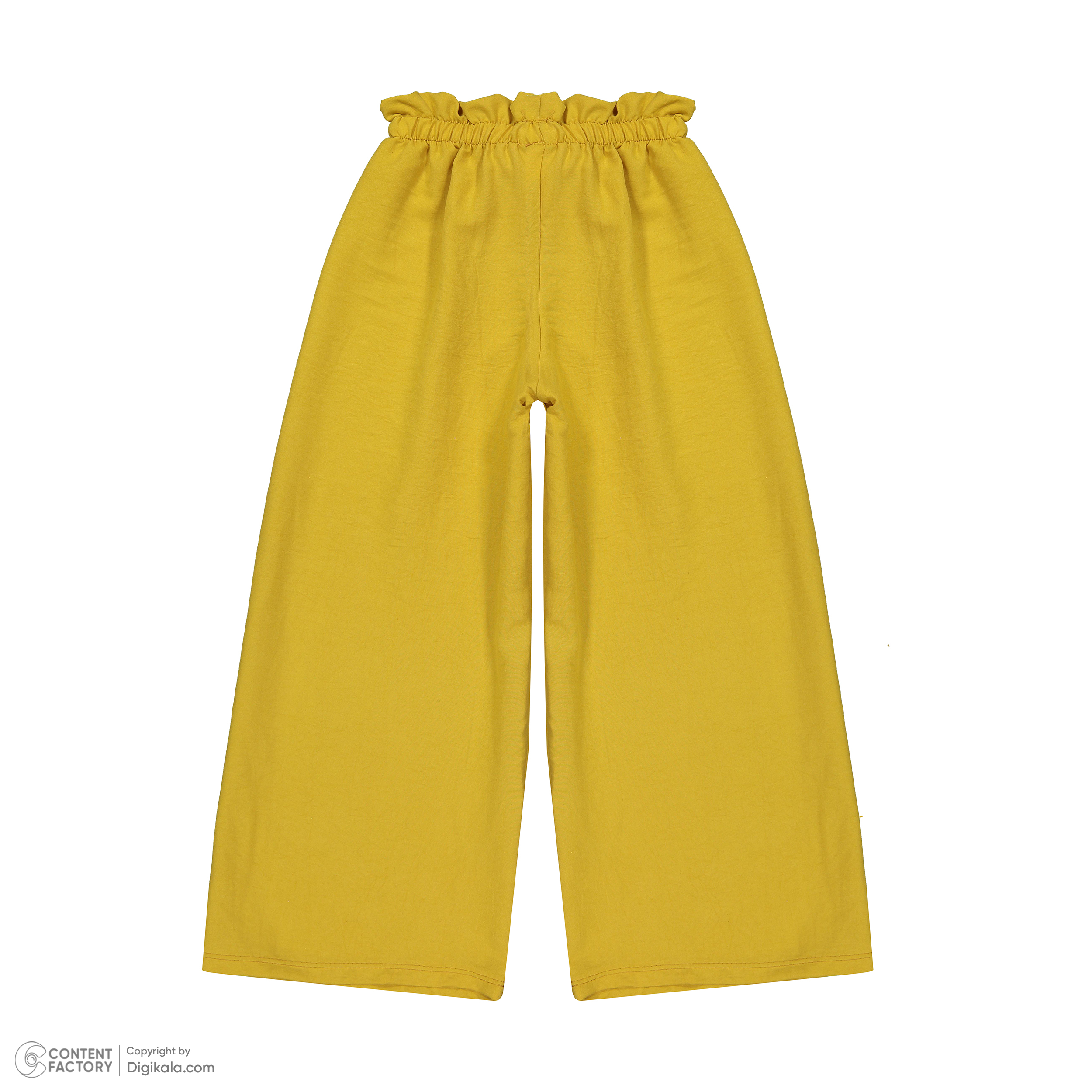 ست تی شرت و شلوار دخترانه مادر مدل هایدی کد 87-53 رنگ خردلی