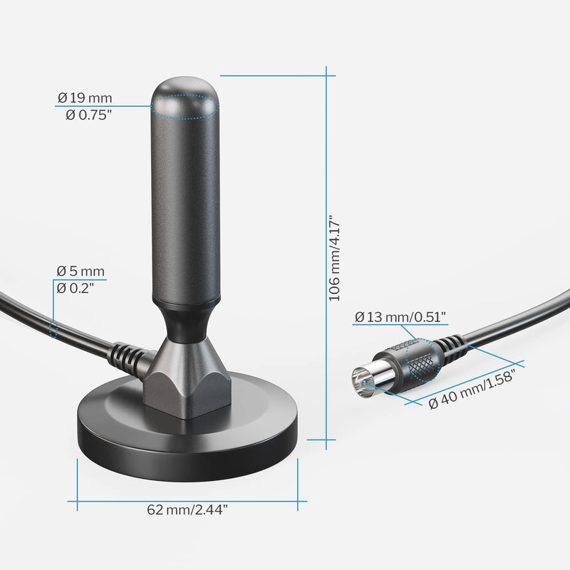 آنتن رومیزی دیجیتال مدل 886