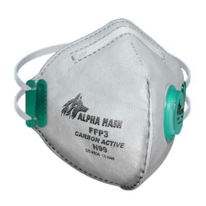 ماسک ایمنی آلفا ماسک مدل کربن اکتیو کد FFP3