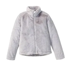 سویشرت دخترانه پیپرتس مدل تدی رنگ طوسی