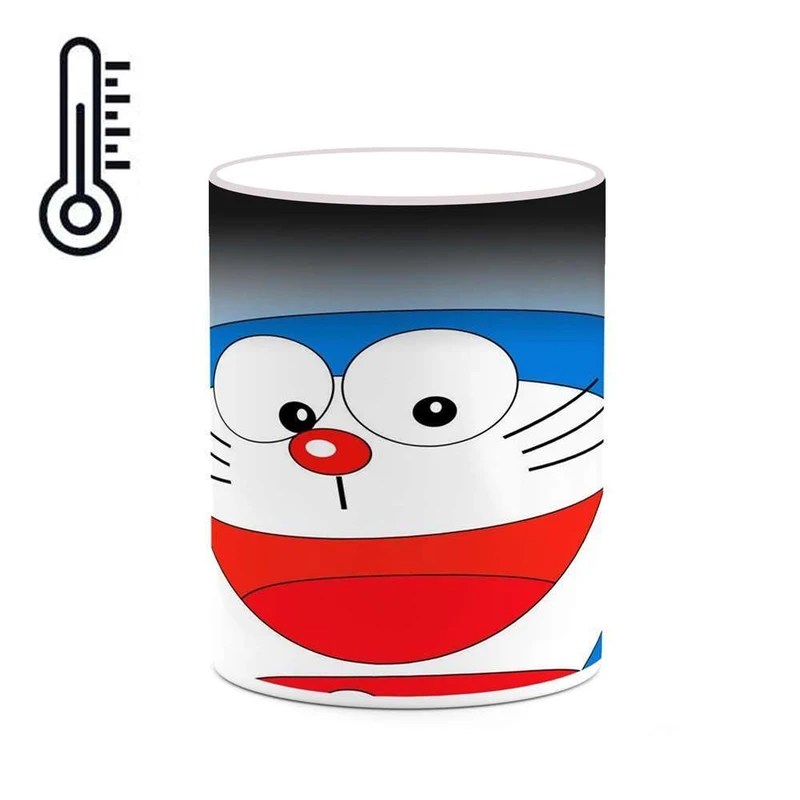 ماگ حرارتی کاکتی مدل کارتون Doraemon کد mgh22539