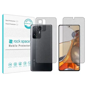 Matte Rockspace Anti Shock screen protector suitable for Xiaomi 11T Pro mobile phone with back protector