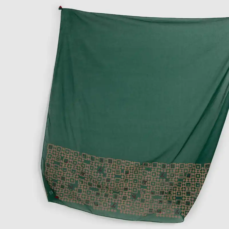 روسری زنانه گدار مدل عین شین قاف