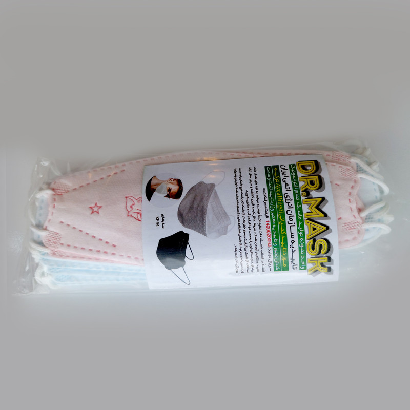 ماسک تنفسی کودک دکتر ماسک مدل سه بعدی بسته 20 عددی ماسک تنفسی کودک دکتر ماسک مدل سه بعدی بسته 20 عددی