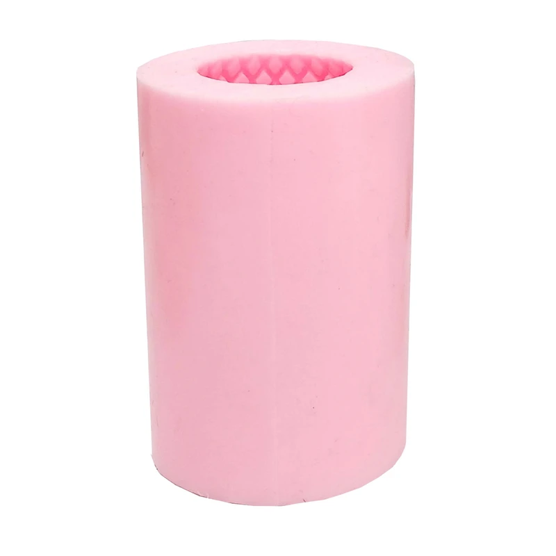 قالب شمع مدل گلدان استوانه طرح مشبک