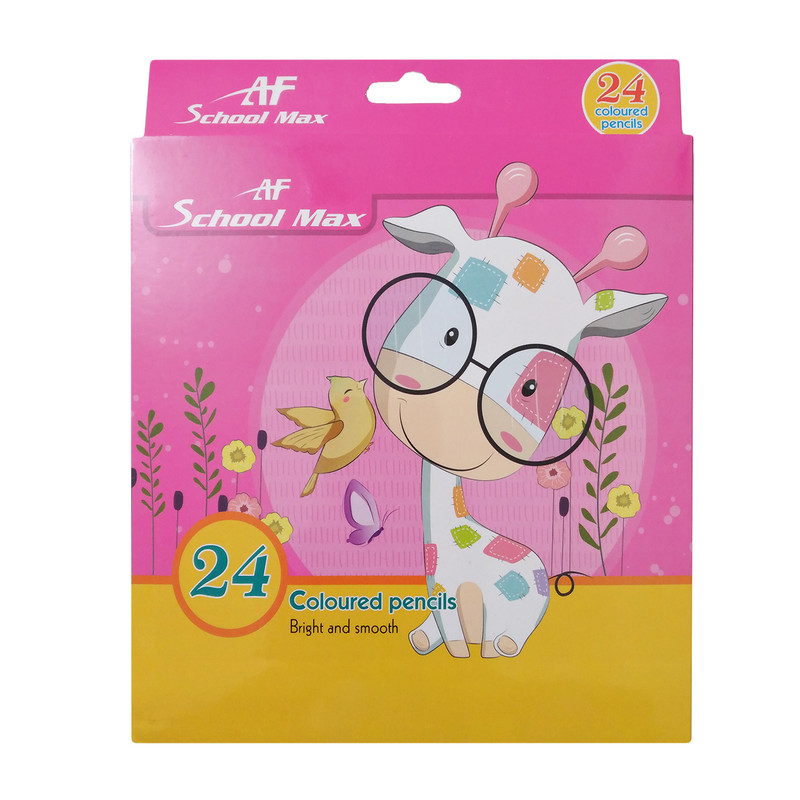 مداد رنگی 24 رنگ اسکول مکس کد 1