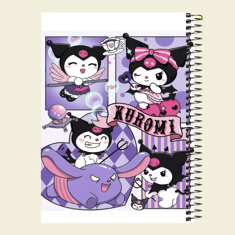 دفترچوبی 60 برگ طرح کرومی کد CUROMI W 012