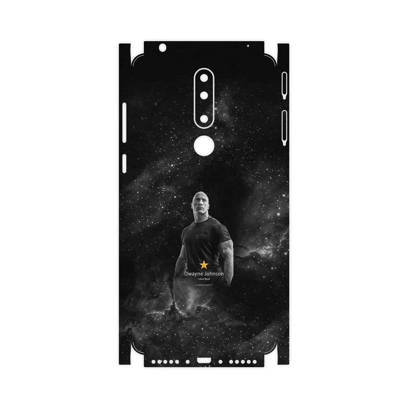 برچسب پوششی ماهوت مدل Dwayne Johnson-FullSkin مناسب برای گوشی موبایل نوکیا 3.1 Plus