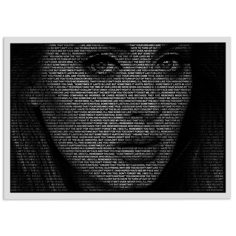 تابلو بکلیت طرح ادل Adele مدل W-s2296