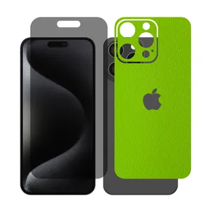 Glass Together model privacy Screen Protector Suitable for Apple iPhone 15 Pro Max Mobile Phone with Back cover sticker