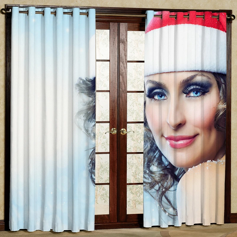    پرده مدل دختر مخمل پانچی کد 739 سایز 140x280 سانتی متر