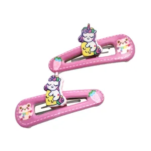 گیره مو دخترانه مدل یونیکورن کد SNG287-10 بسته 2 عددی