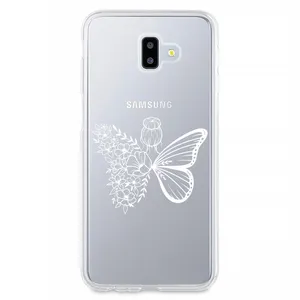 Megafone Butterfly Girl C53-W Cover For Samsung Galaxy J6 Plus
