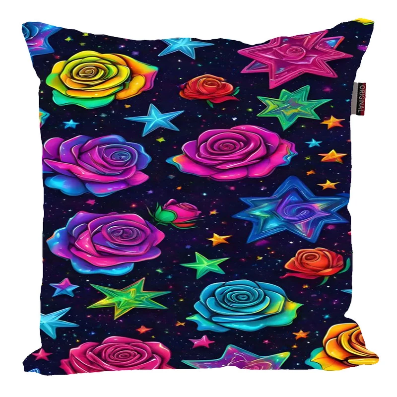 کوسن پاد آفرین مدل فانتزی طرح گل کد p150