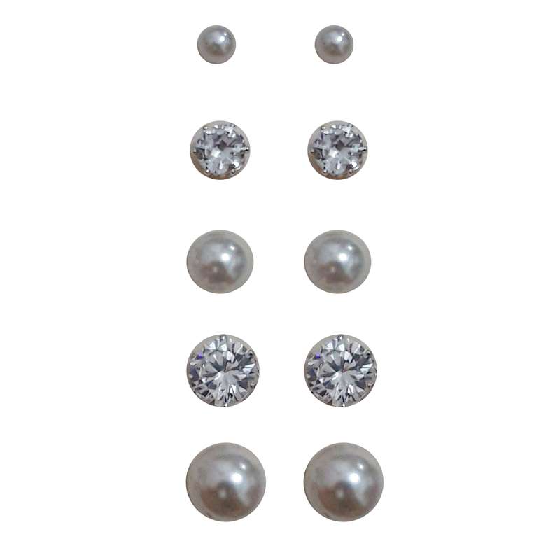 گوشواره زنانه اکسسورایز مدل 955805 مجموعه 5 عددی