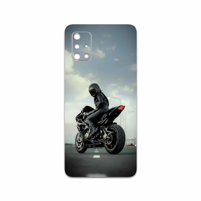 برچسب پوششی ماهوت مدل Motorcycling مناسب برای گوشی موبایل سامسونگ Galaxy A71