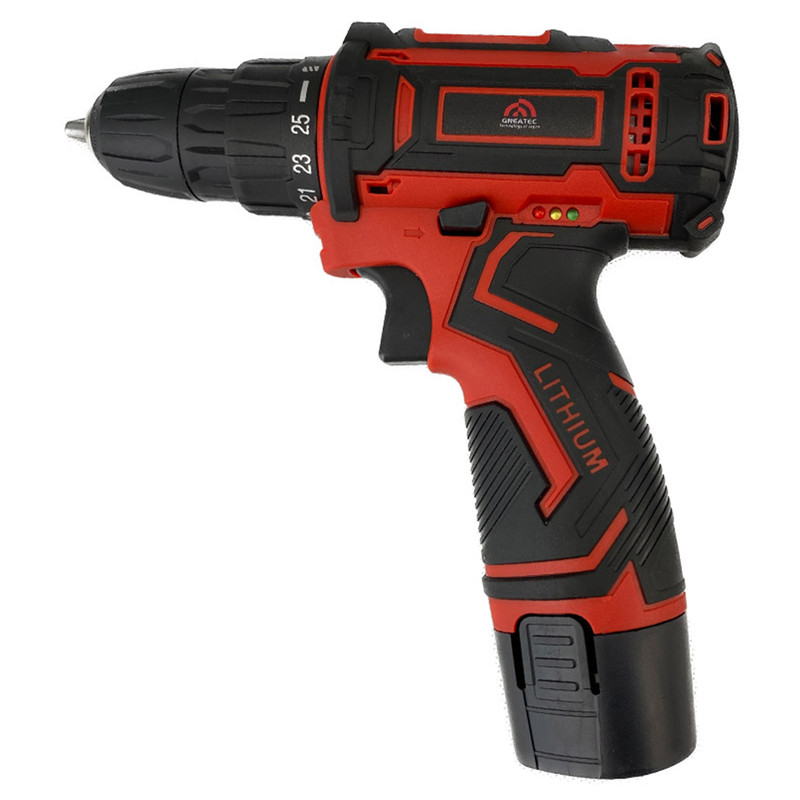 دریل پیچ گوشتی شارژی گریتک مدل GTLD12002 مجموعه 30 عددی