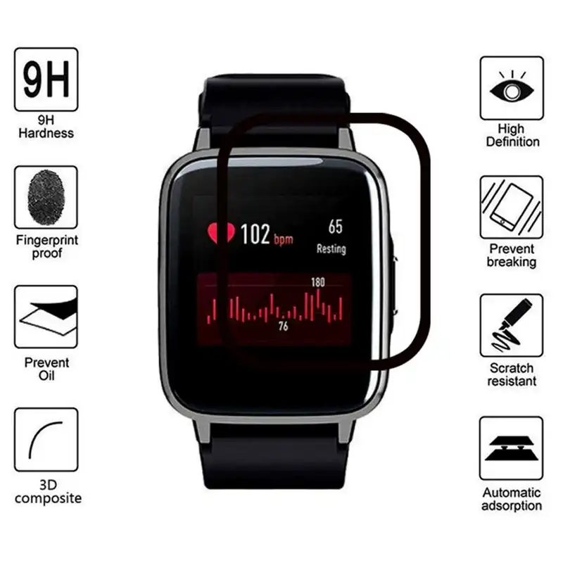 محافظ صفحه نمایش گودزیلا مدل G-PMMA مناسب برای ساعت هوشمند هایلو LS01 بسته 2 عددی