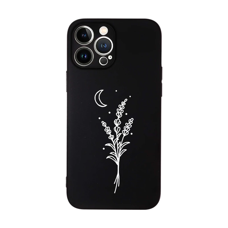 کاور قاب گارد طرح گل و ماه کد s9510 مناسب برای گوشی موبایل اپل iphone 13 Pro