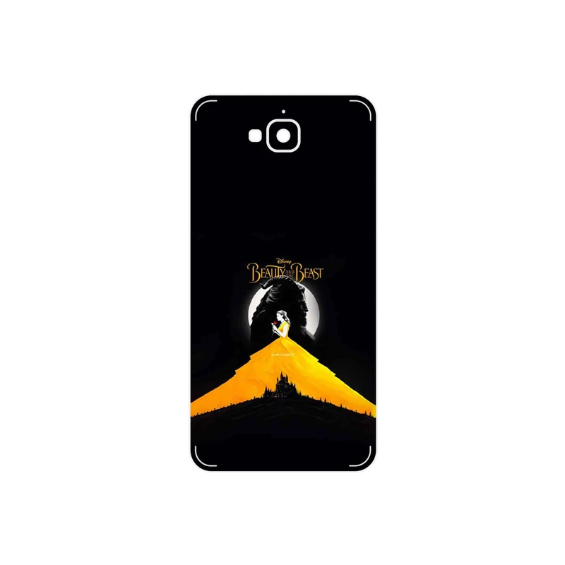 برچسب پوششی ماهوت مدل Beauty and the Beast مناسب برای گوشی موبایل هوآوی Y6 Pro