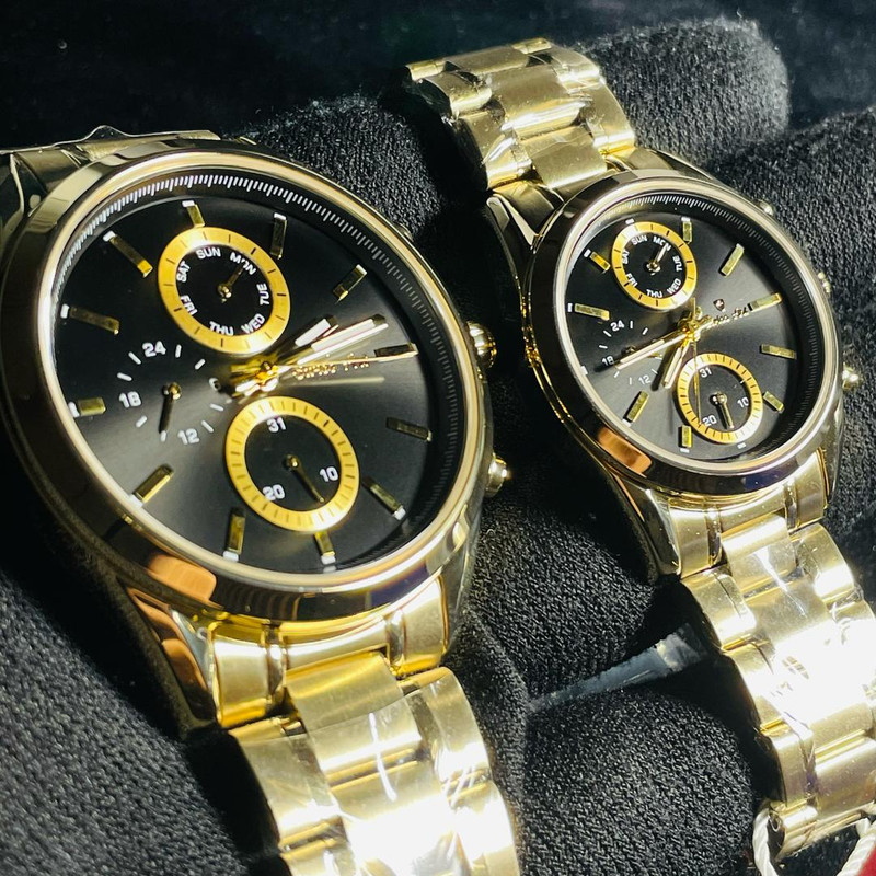 ست ساعت مچی عقربه‌ای زنانه و مردانه سوئیس آرت مدل 920134/135-05