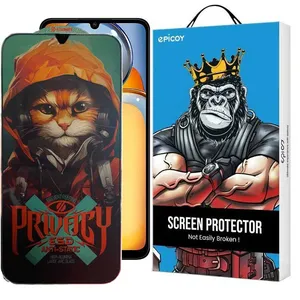 Epicoy Privacy Hoodie Cat Glass Screen Protector For Xiaomi Redmi 13C/ Poco C65