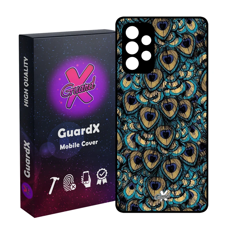کاور گارد ایکس طرح Peacock مدل Glass10092 مناسب برای گوشی موبایل سامسونگ Galaxy A32 4G