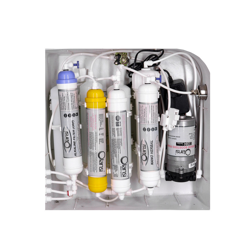 دستگاه تصفیه کننده آب اولانسی مدل RO_CASE_WNE8890_W4F به همراه فیلتر تصفیه آب مجموعه 4 عددی