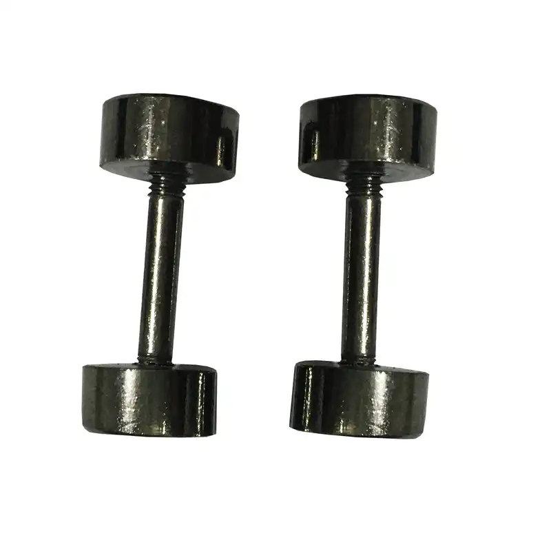 یراق چرم دوزی مدل دنبلی کد Dumble-2x-Blackبسته 2 عددی