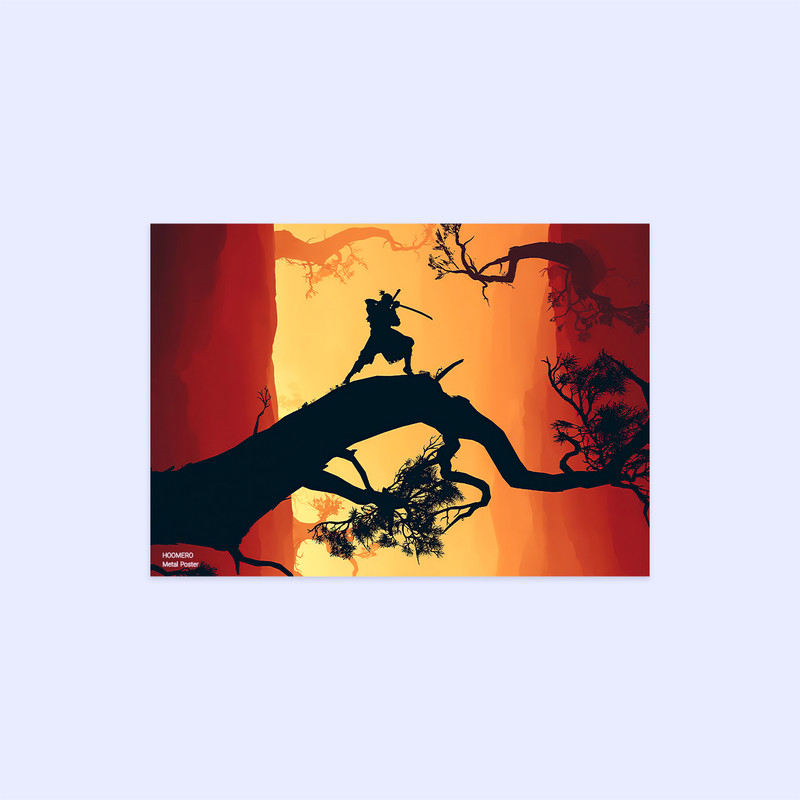 پوستر هومرو مدل فلزی طرح Sekiro کد PS964