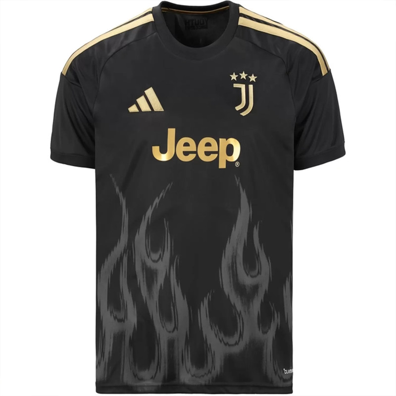 ست تیشرت و شلوارک ورزشی پسرانه مدل یوونتوس Away 2027