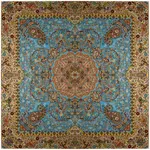 رومیزی ترمه نگین خاتم یزد طرح افشاری کد AB
