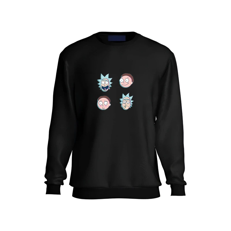 سویشرت مردانه مدل دورس ریک و مورتی کد 113