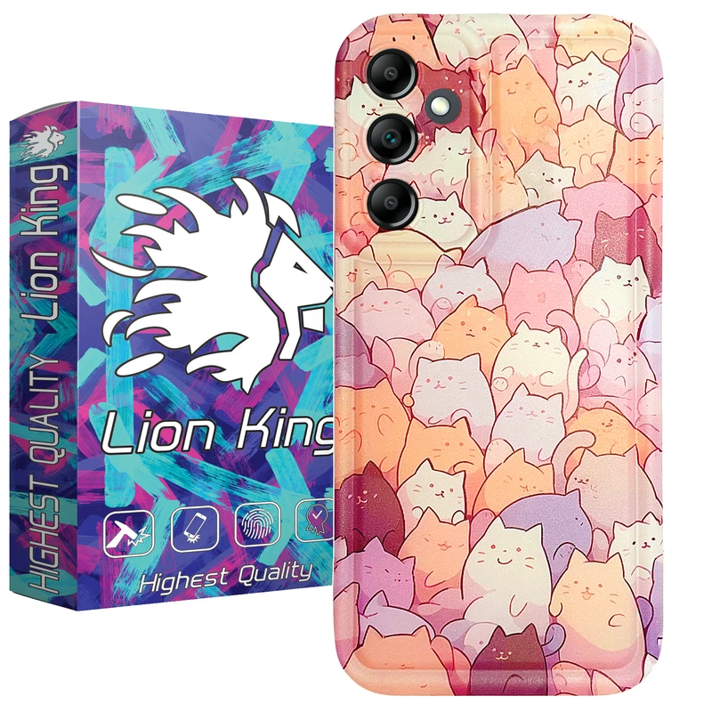 کاور لاین کینگ مدل گربه هااااااا مناسب برای گوشی موبایل سامسونگ GALAXY S23 FE