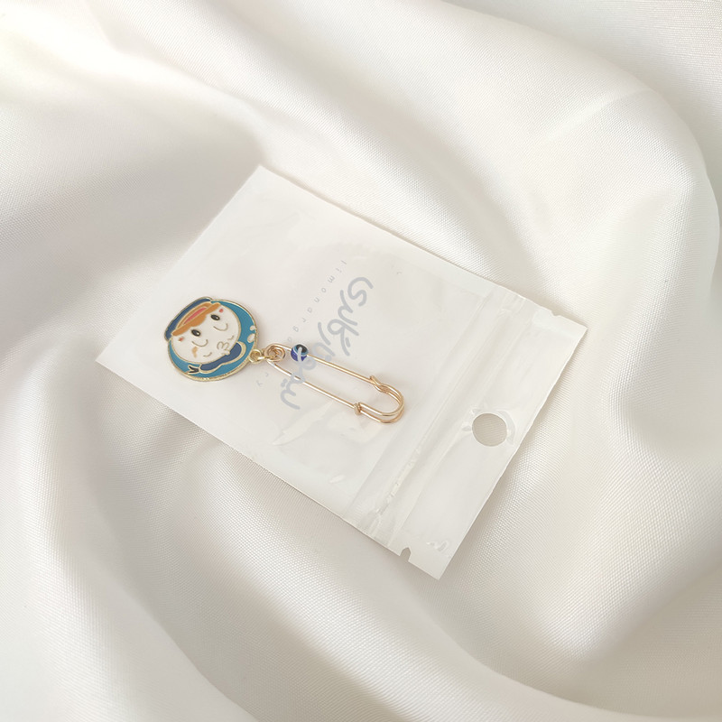 سنجاق سینه دخترانه لیمونار گالری مدل اردک ملوان سنجاق سینه دخترانه لیمونار گالری مدل اردک ملوان