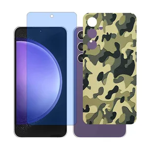 Glass Together model Matte Anti-blue Screen Protector Suitable for Samsung Galaxy A55 Mobile Phone with Back cover sticker