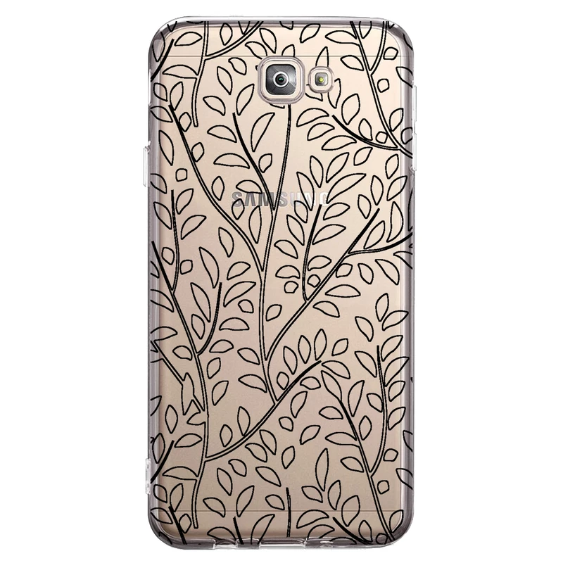 کاور مگافون طرح برگ مدل C45-B مناسب برای گوشی موبایل سامسونگ Galaxy J5 Prime