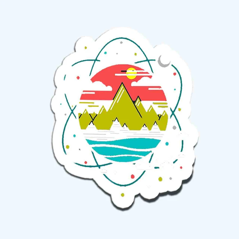 استیکر لپ تاپ طرح Isotope of Life کد ST996