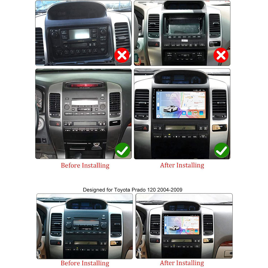 پخش کننده تصویری خودرو مدل Burmester مناسب برای پرادو