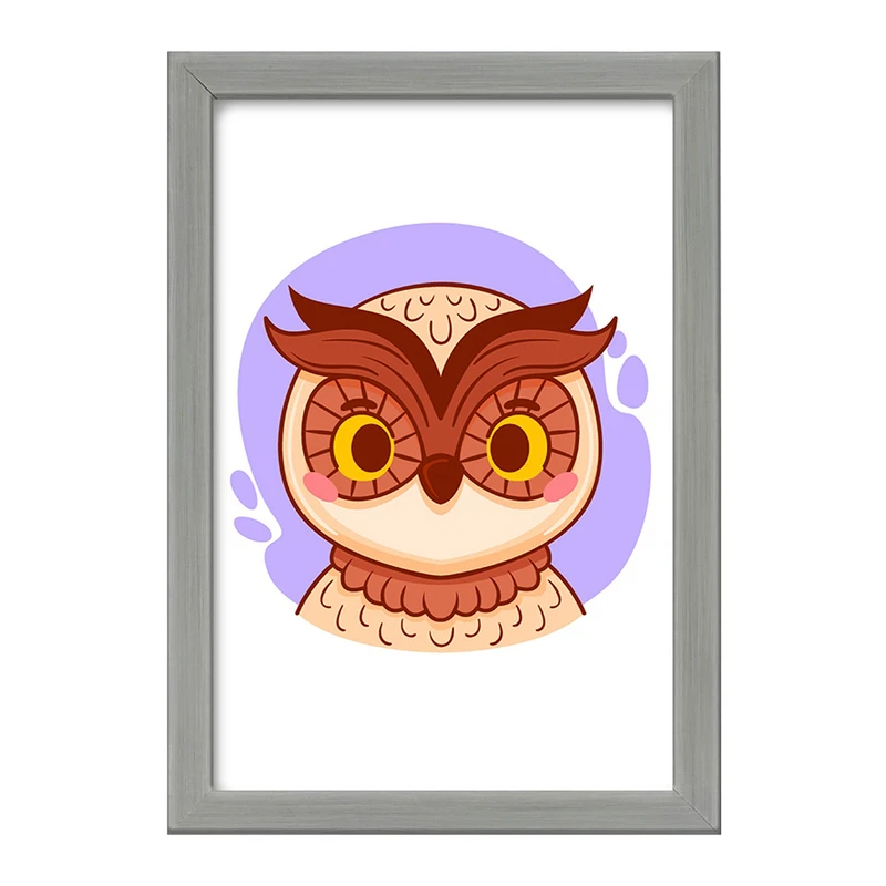 تابلو خندالو طرح جغد حیوانات بامزه کد 37163