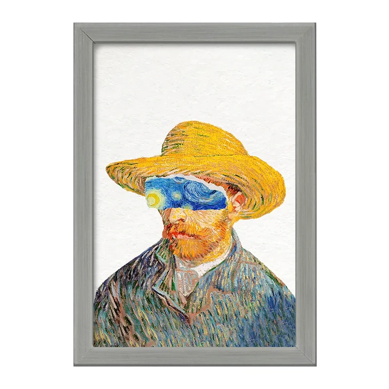 تابلو خندالو طرح ونسان ونگوگ کد 25445