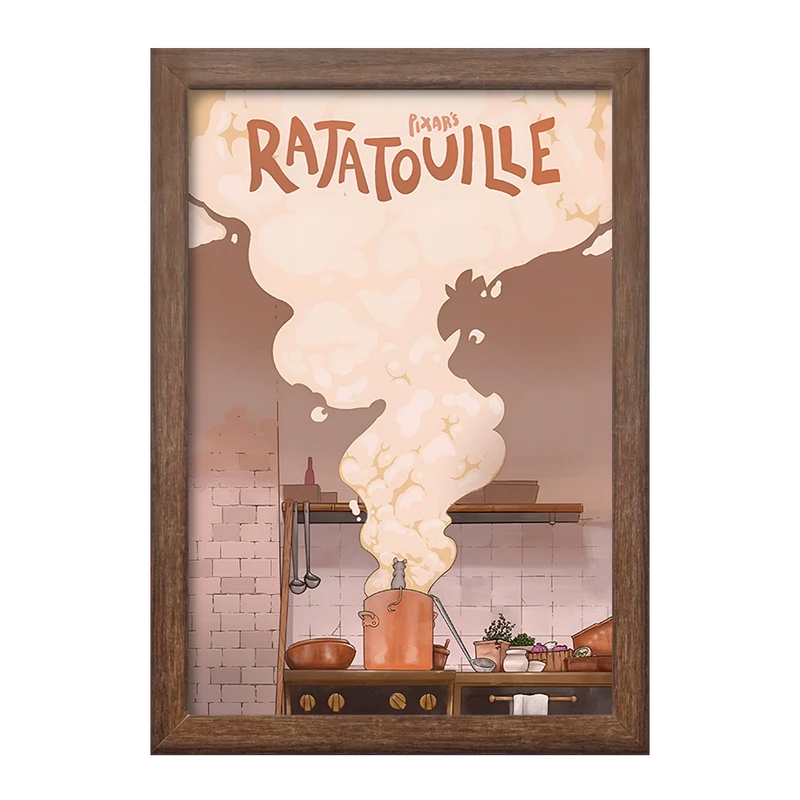 تابلو خندالو طرح راتاتویی (Ratatouille) کد F10288