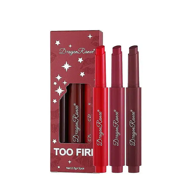 رژلب جامد دراگون رانی مدل PLUMPER کد 04 مجموعه ۳ عددی