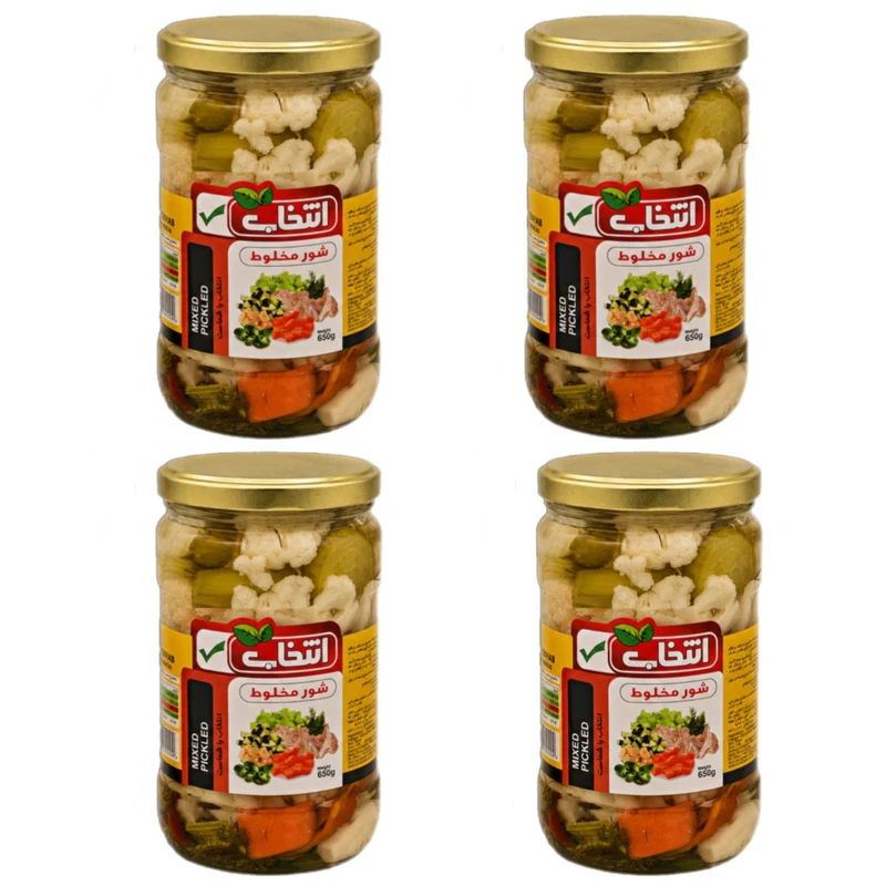 شور مخلوط انتخاب - 650 گرم بسته 4 عددی