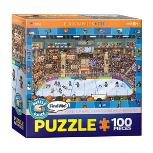 پازل 100 تکه یوروگرافیکس پازلز مدل Spot Find Hockey كد 0475-6100