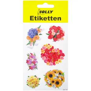 استیکر دیواری کودک مدل گل کد 100