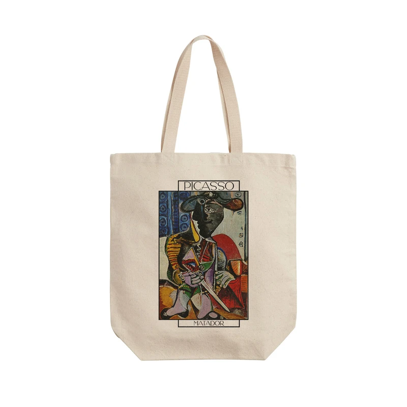 ساک خرید ترمه طراحان ایده مدل گاوباز از پیکاسو کد art0340 - L